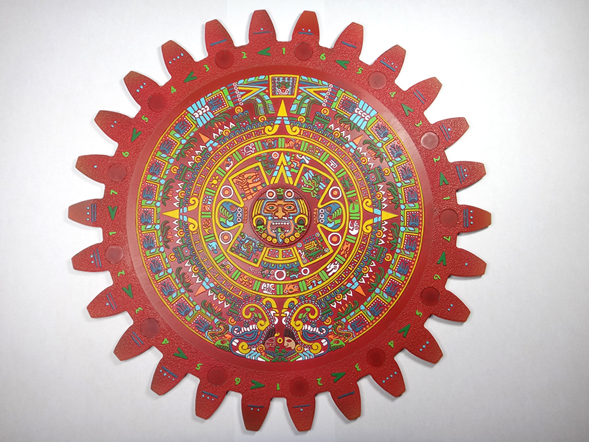 [Peinture] Tzolk'in le Calendrier Maya + Temples de Roolz Discutons